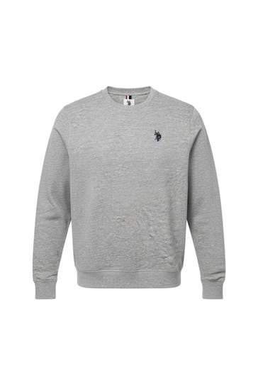 U.S. POLO ASSN. Sweatshirt hellgrau