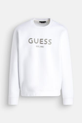 GUESS Sweatshirt weiß