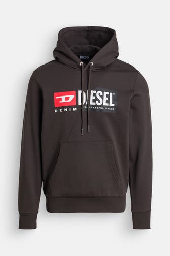 DIESEL Hoodie 'Girk' schwarzbraun