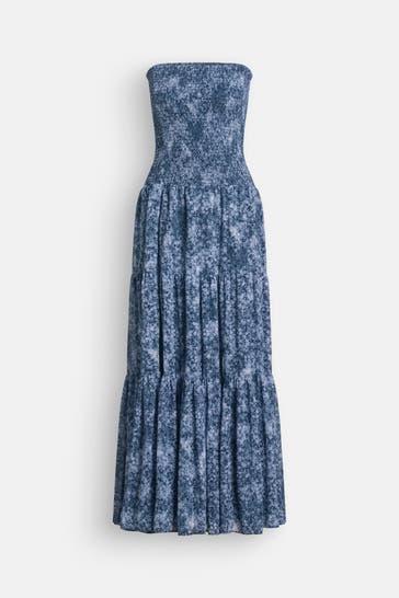MICHAEL MICHAEL KORS Maxikleid blau gemustert
