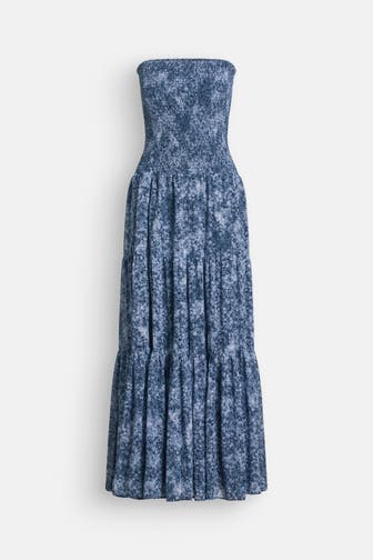 MICHAEL MICHAEL KORS Maxikleid blau gemustert