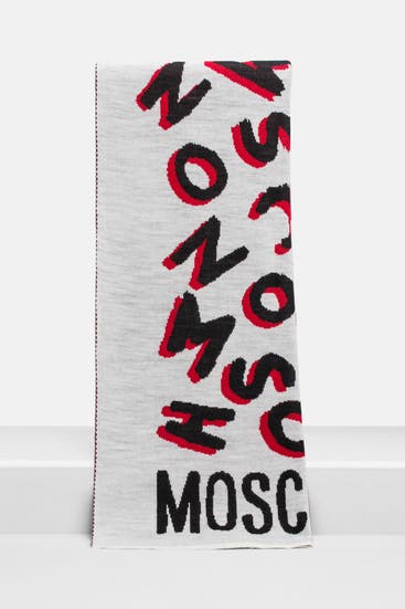 MOSCHINO - Wollmix-Schal mehrfarbig
