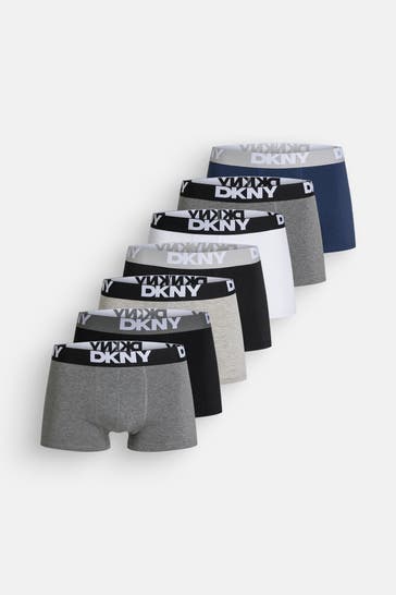 DKNY Pack of 7 'Seattle' Boxer Shorts, multicoloured