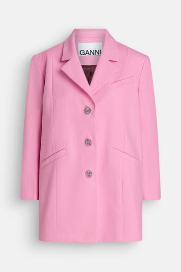 GANNI Blazer pink