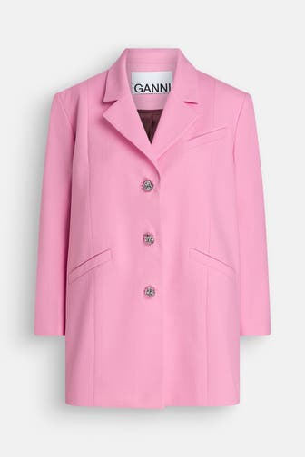 GANNI Blazer pink