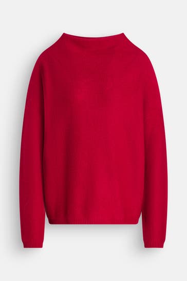 (THE MERCER) N.Y. Strickpullover dunkelrot