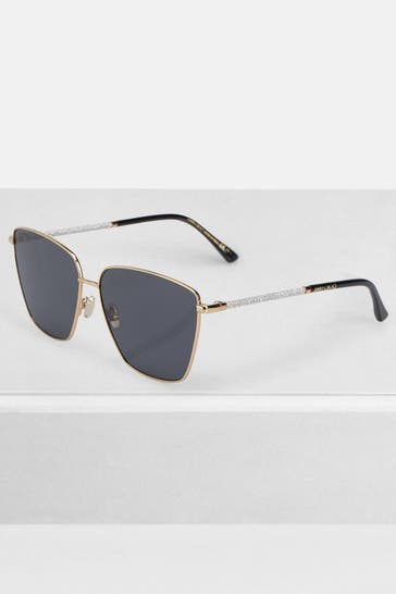 JIMMY CHOO Sonnenbrille gold