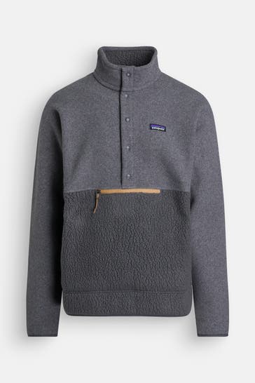 PATAGONIA Fleece-Troyer dunkelgrau