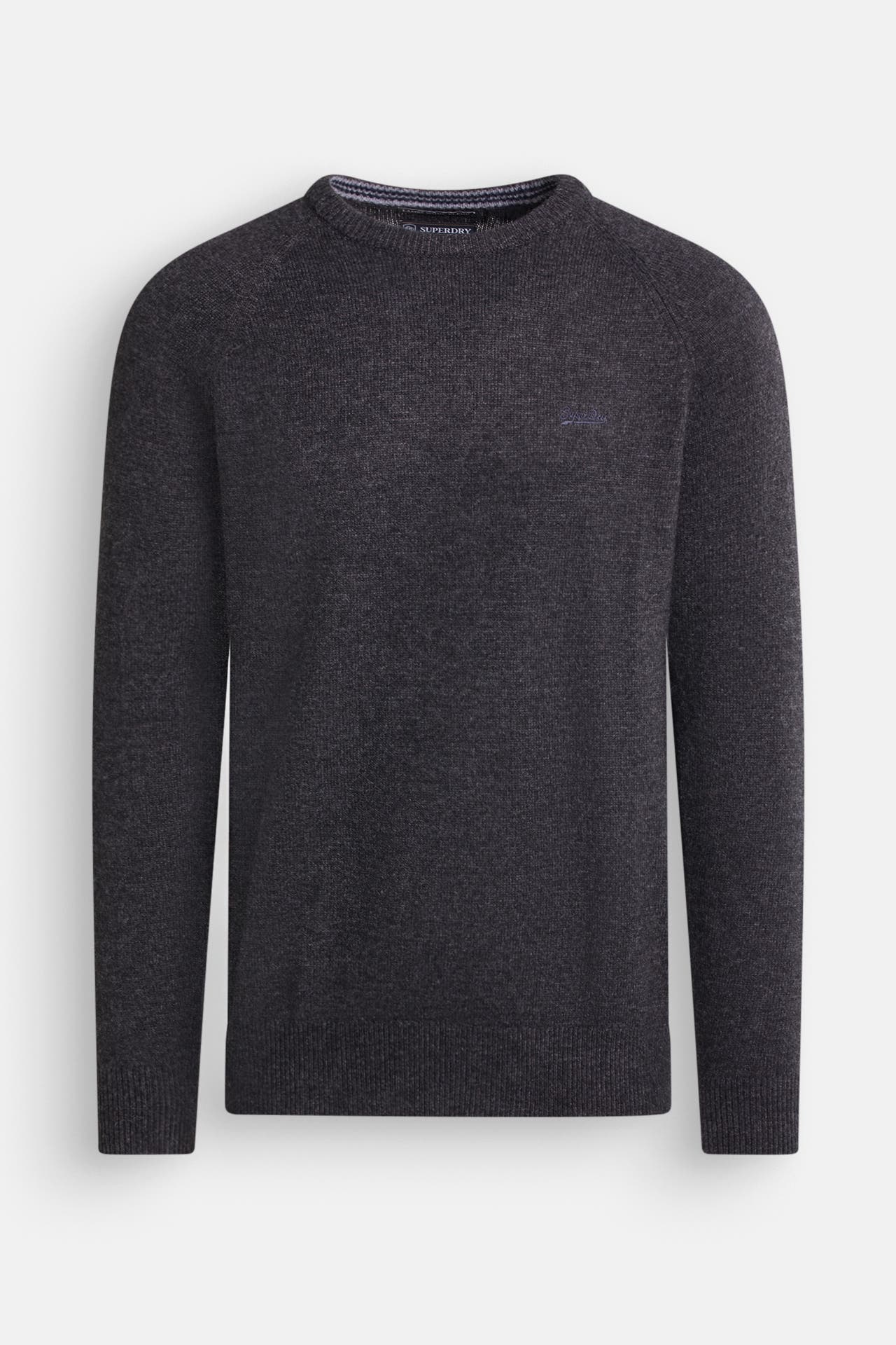 SUPERDRY Wollmix-Strickpullover anthrazit, Bild 1