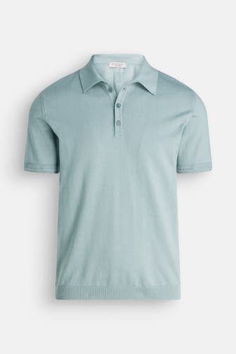 WOOL & CO Strick-Polo mint