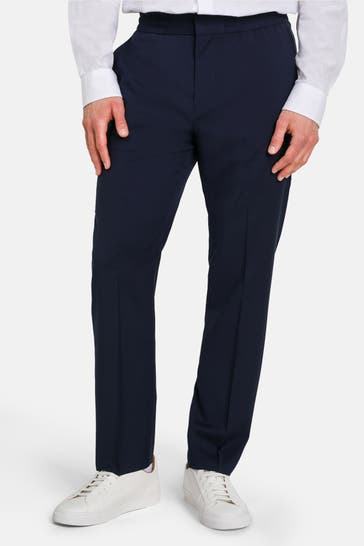 TIGER OF SWEDEN Wollchino 'Tannen' dunkelblau