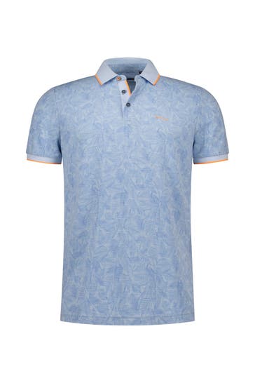 NEW ZEALAND AUCKLAND Polo-Shirt gemustert Regular Fit