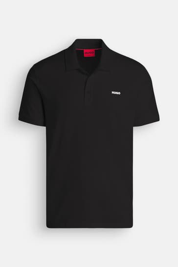 HUGO Polo-Shirt 'Donos' schwarz