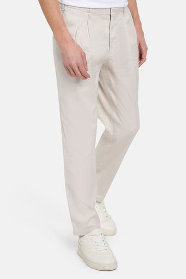 BALDESSARINI Leinenhose 'Curt' creme