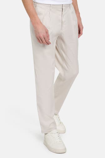 BALDESSARINI Leinenhose 'Curt' creme