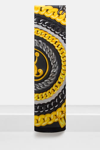 LOVE MOSCHINO Seiden-Tuch mehrfarbig