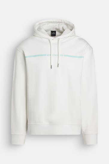 ARMANI EXCHANGE Hoodie weiß