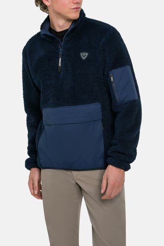 ROSSIGNOL Fleece Anorak dunkelblau