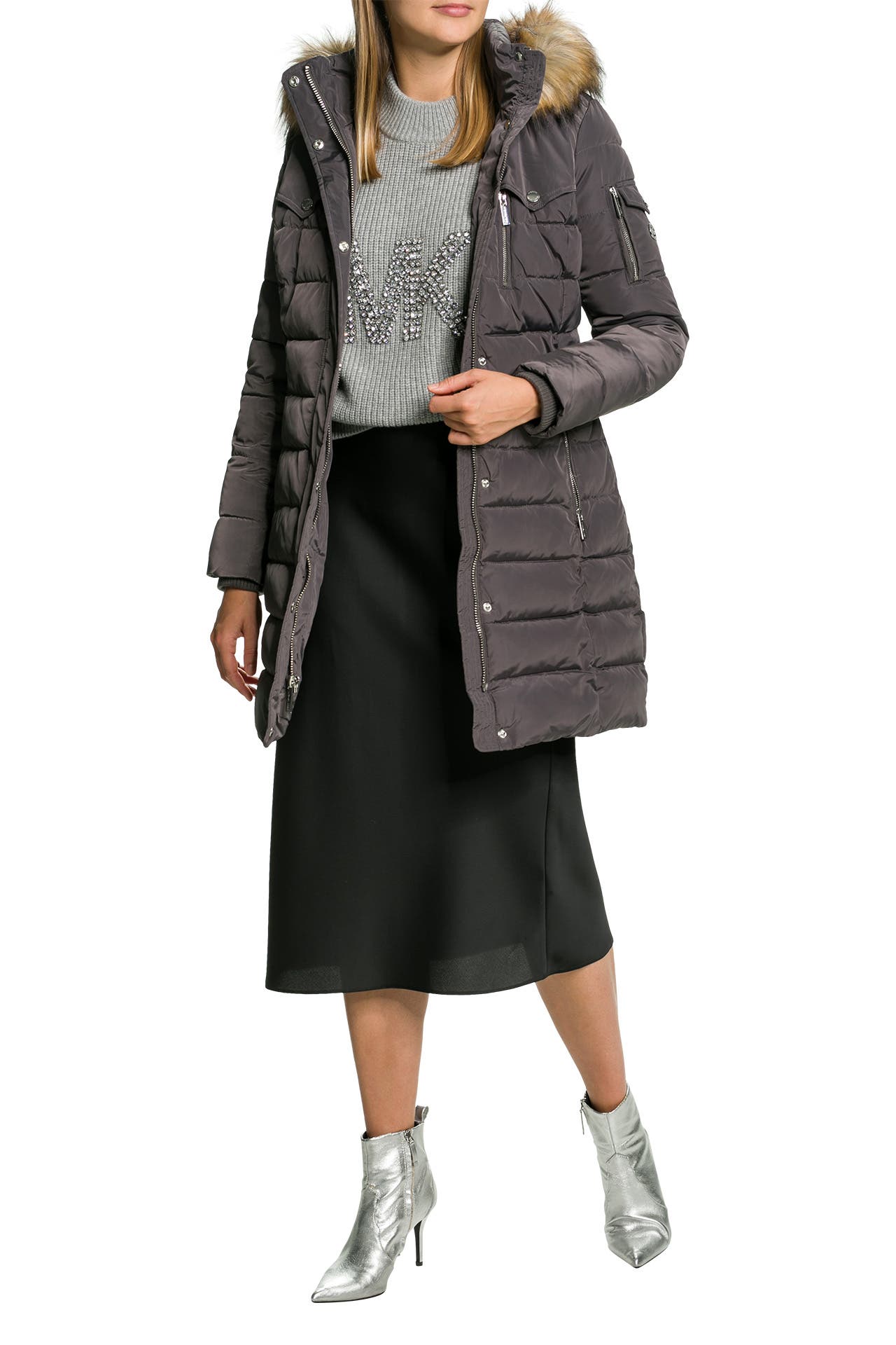 Michael kors steppmantel sales
