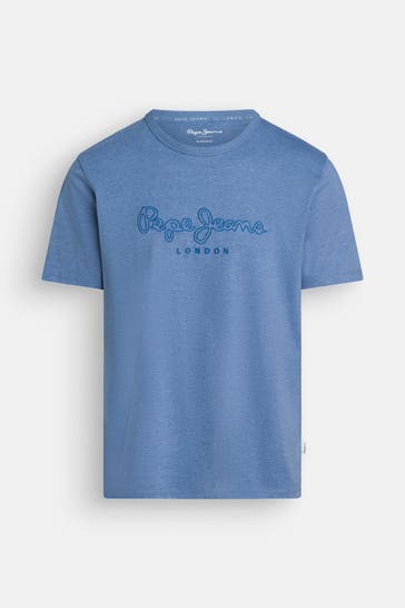 PEPE JEANS T-Shirt taubenblau