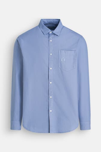 GUESS Casual-Hemd blau