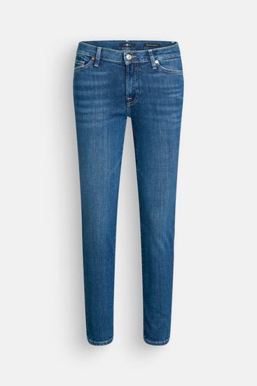 7 FOR ALL MANKIND - Jeans 'Illusion' skinny crop