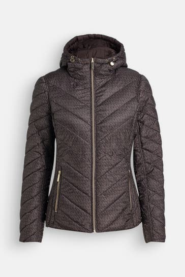 MICHAEL MICHAEL KORS Wende-Steppjacke braun gemustert