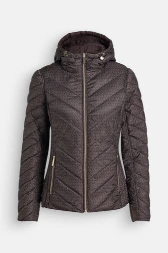 MICHAEL MICHAEL KORS Wende-Steppjacke braun gemustert
