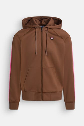DIESEL Sweatjacke braun