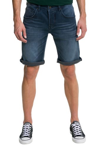 MUSTANG Jeansshorts 'Chicago' graublau