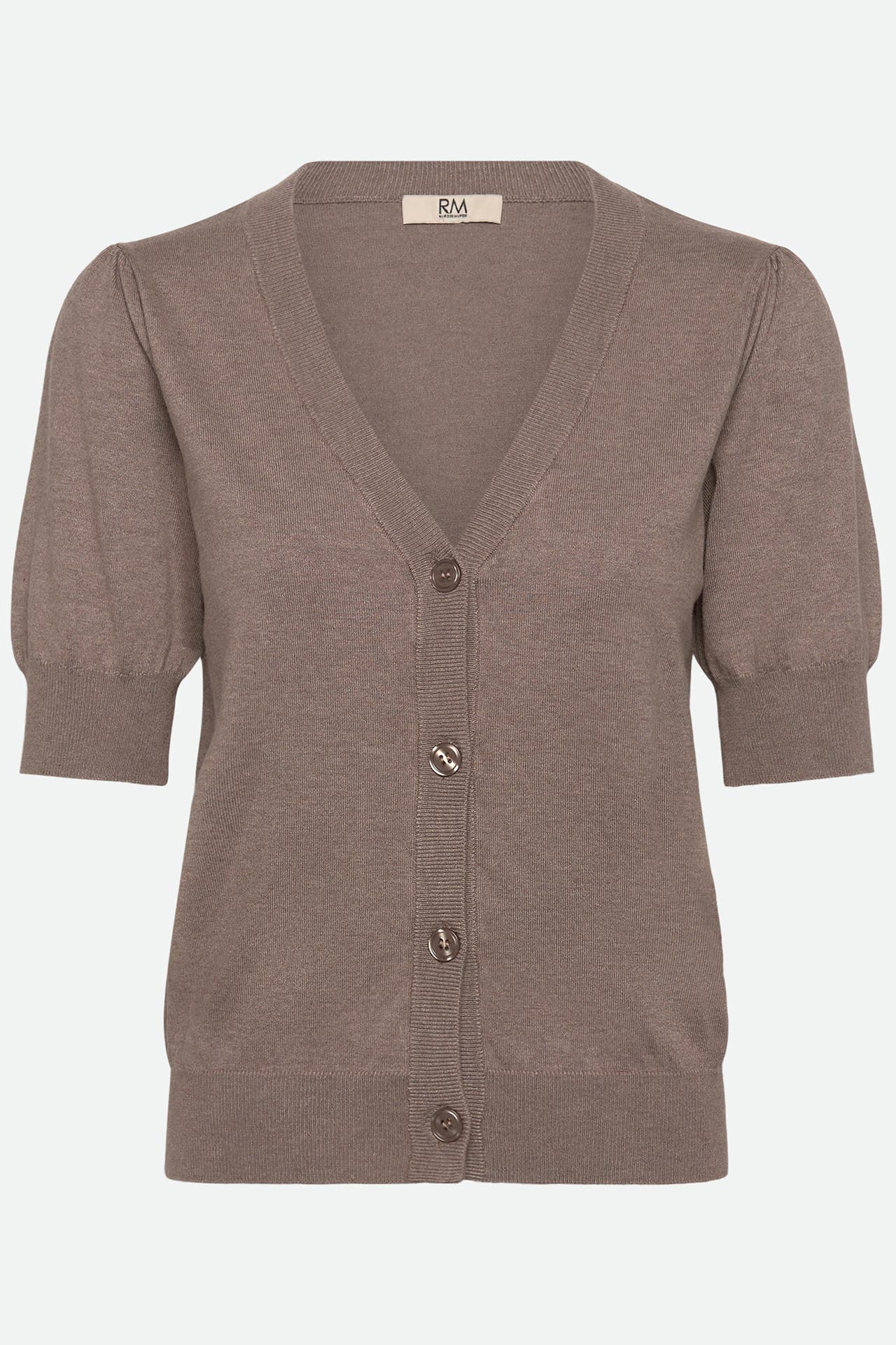 RM BY ROSEMUNDE Strickjacke 'Sandra' hellbraun, Bild 1