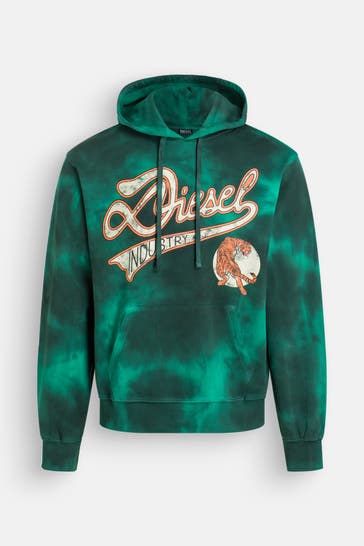 DIESEL Hoodie dunkelgrün