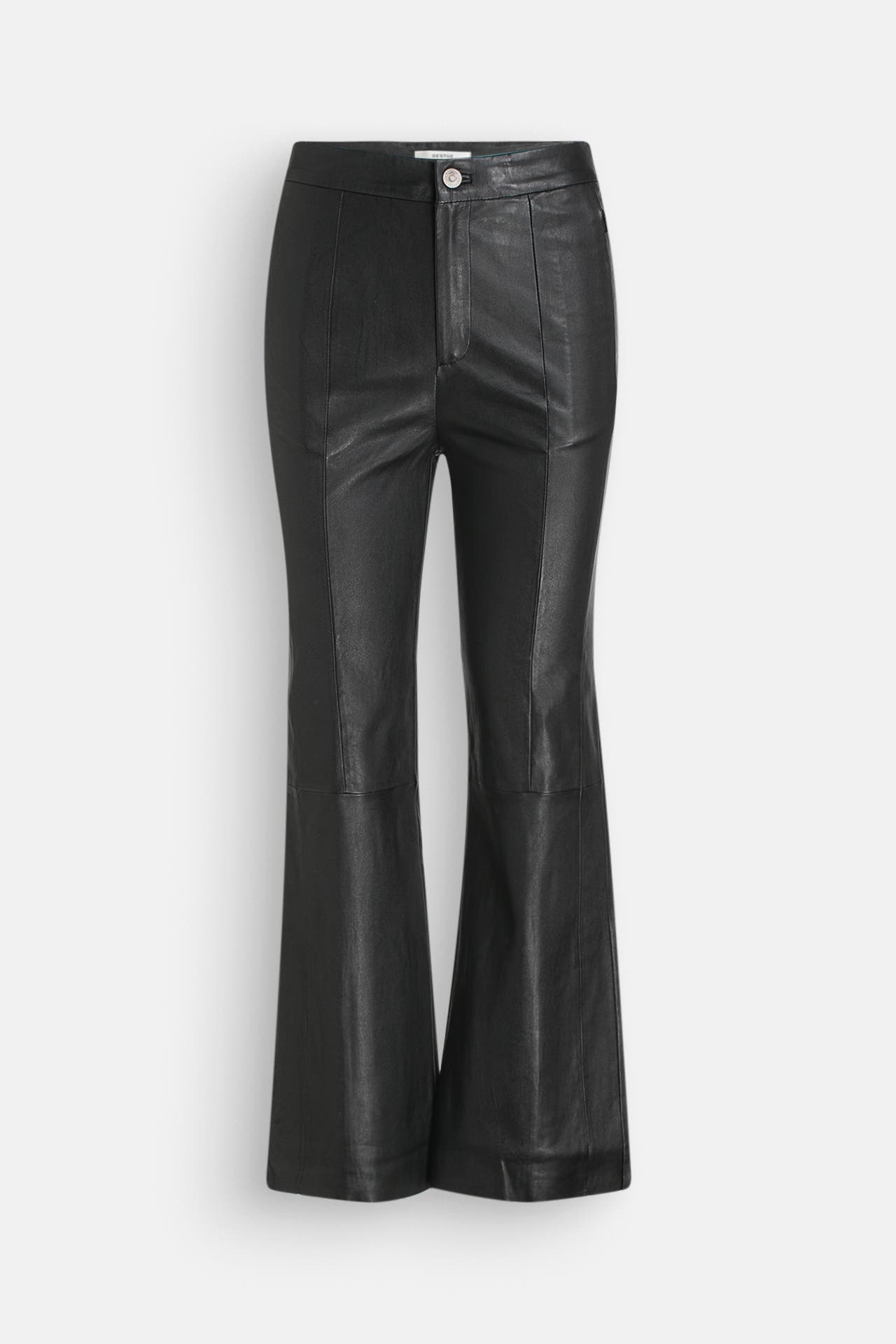 GESTUZ Lederhose 'Littia' schwarz, Bild 1