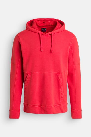 PAUL & SHARK - Hoodie orangerot