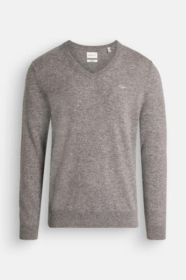 GANT Wollmixpullover grau