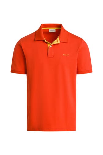 GANT Polo-Shirt dunkelorange