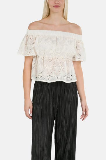 2NDDAY Casual-Bluse ecru