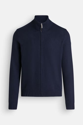 COLMAR Wollmix-Strickjacke dunkelblau