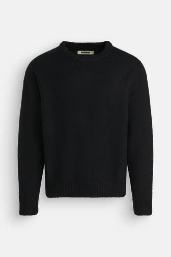 WOODBIRD Strickpullover schwarz