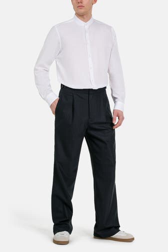GANT Wollmix-Hose gestreift