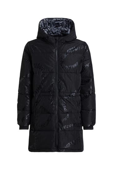 DESIGUAL Steppmantel schwarz