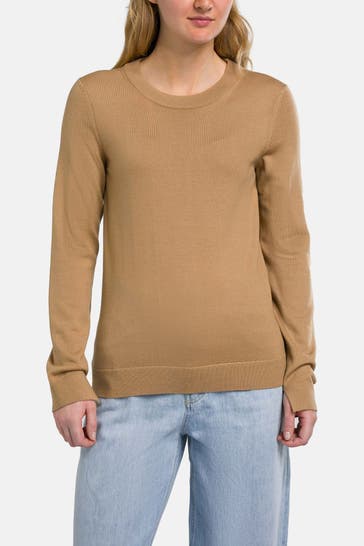 BOSS Wollpullover 'Fegano' braun