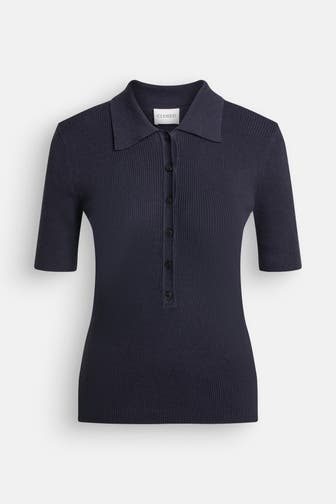 CLOSED Strick-Polo nachtblau