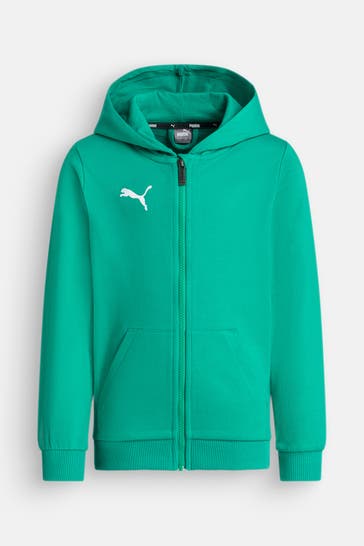 PUMA Sweatjacke 'Team Goal' grün