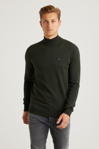 CHASIN' Strickpullover tannengrün