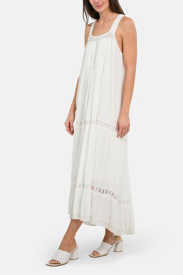 LOLLYS LAUNDRY Maxikleid weiß