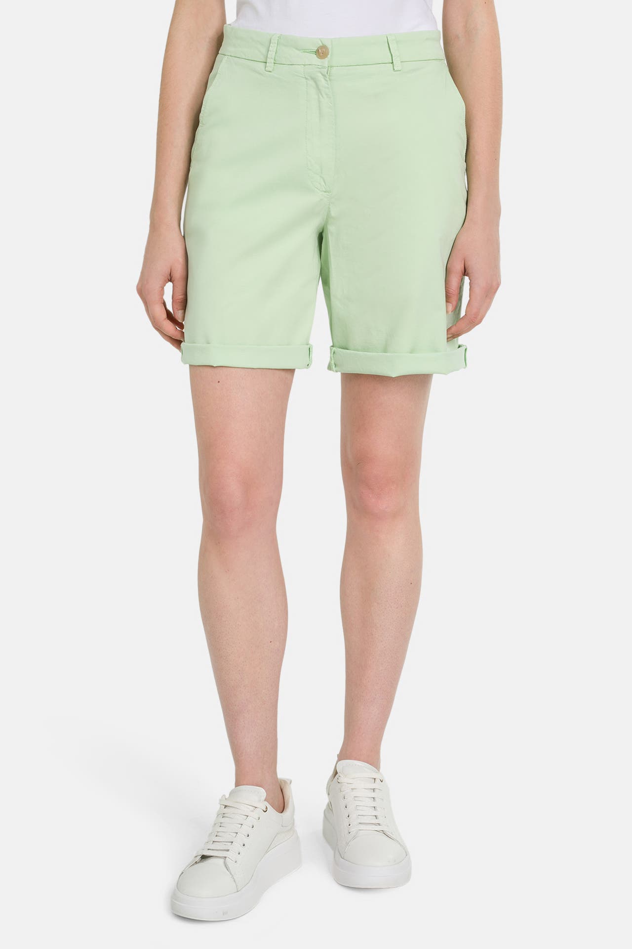 TOMMY HILFIGER Chino-Shorts pastelgrün, Bild 1