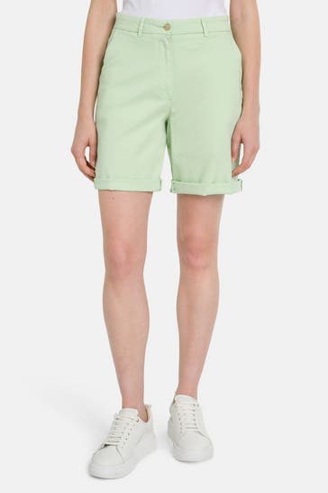 TOMMY HILFIGER Chino-Shorts pastelgrün