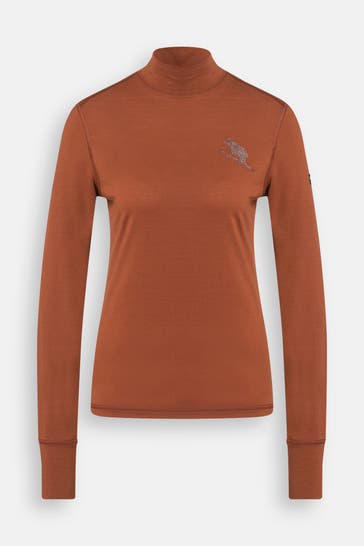 SUPER.NATURAL Baselayer 'Tundra' cognac