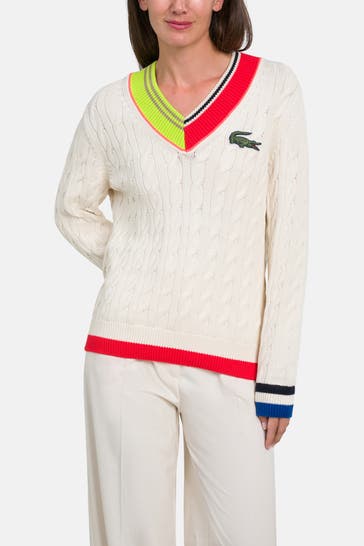 LACOSTE Strickpullover mehrfarbig